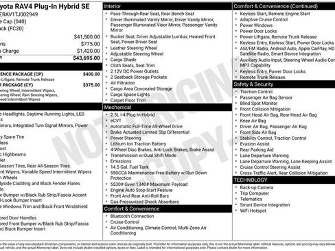 Used 2026 Toyota RAV4 SE w/ Convenience Package AWD/4WD image 31
