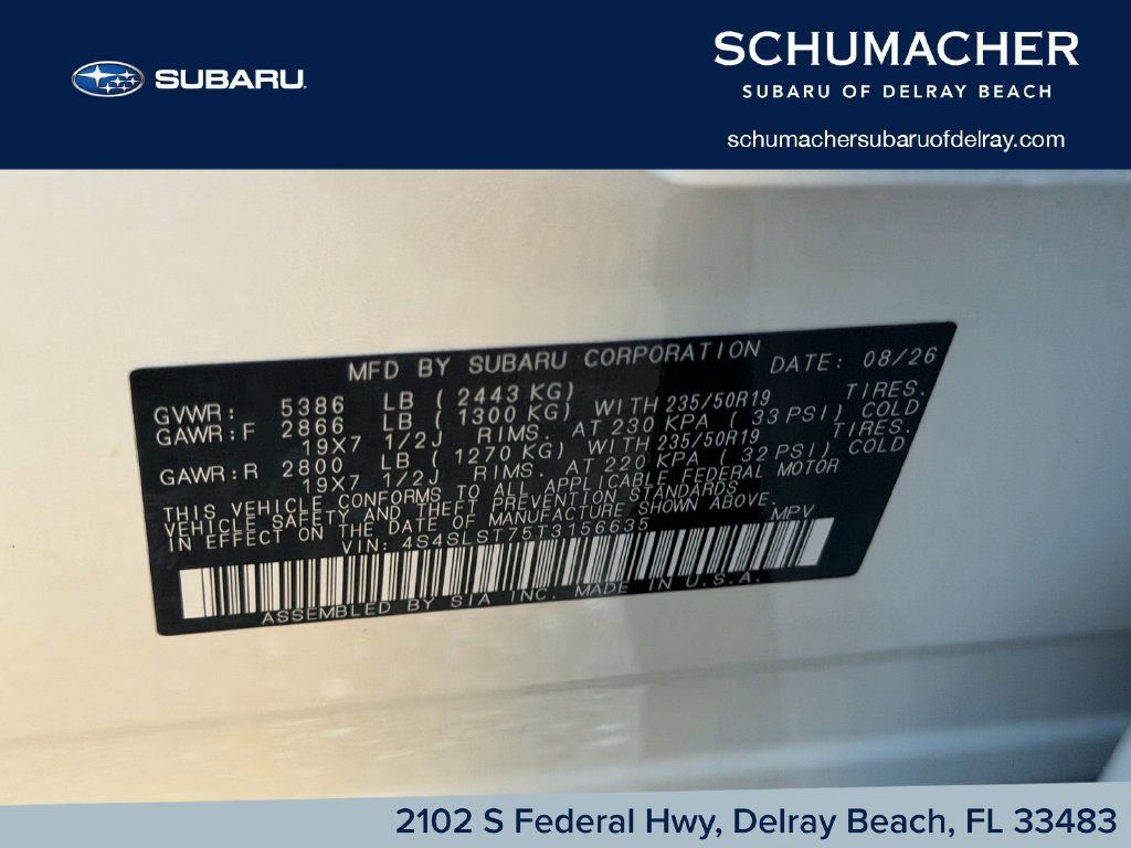 New 2026 Subaru Forester Touring AWD/4WD image 14