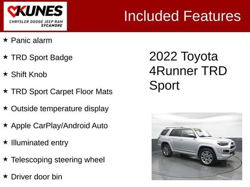 Used 2022 Toyota 4Runner TRD Sport AWD/4WD image 4