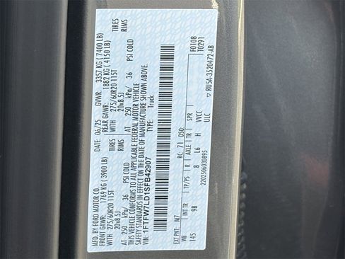 Used 2025 Ford F150 Platinum w/ Equipment Group 702A High image 32