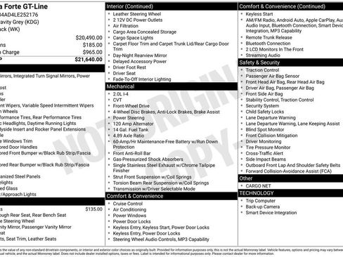 Used 2020 Kia Forte GT-Line image 7