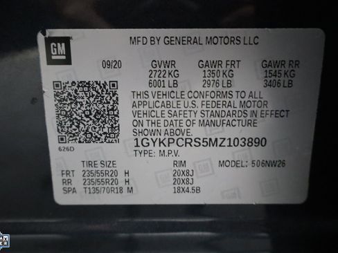 Used 2021 Cadillac XT6 Premium Luxury w/ LPO, Floor Liner Package image 32