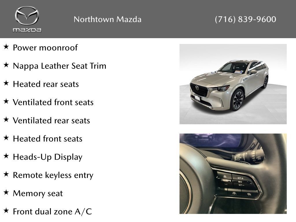 Certified 2026 MAZDA CX-90 3.3 Turbo S w/ Premium Plus AWD/4WD image 10