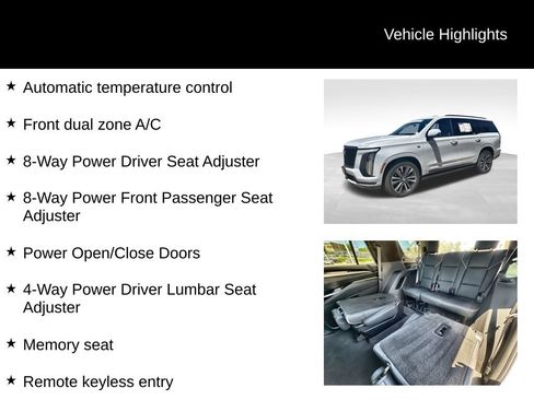 Certified 2026 Cadillac Escalade Sport w/ Touring Package AWD/4WD image 17