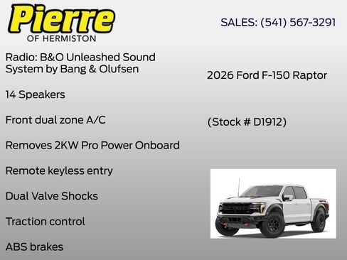 New 2026 Ford F150 Raptor AWD/4WD image 12