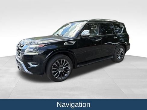 Used 2023 Nissan Armada Platinum w/ Captain's Chairs Package AWD/4WD image 4