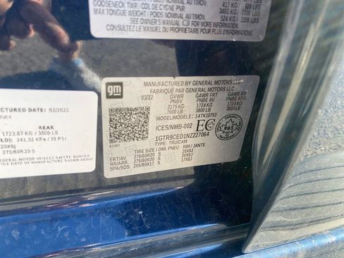 Used 2022 GMC Sierra 1500 Elevation w/ LPO, Elevation Black Package image 28