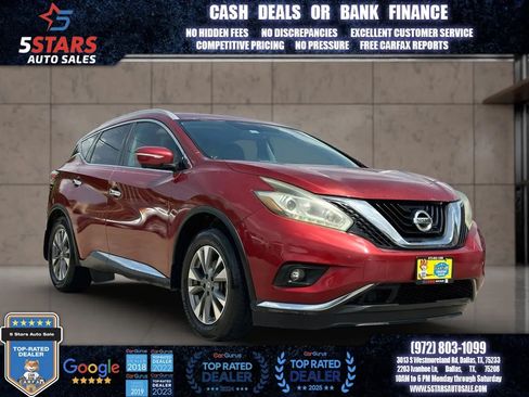 Used 2015 Nissan Murano SL w/ SL Technology Package FWD image 1