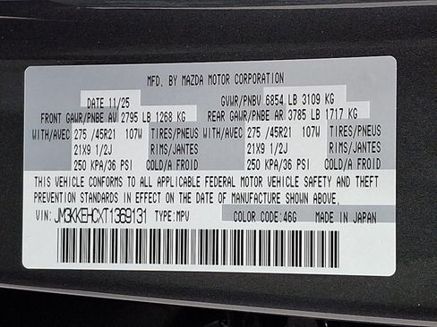 New 2026 MAZDA CX-90 3.3 Turbo S w/ Premium Plus image 22