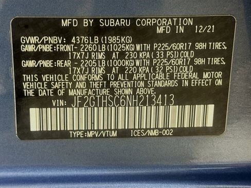 Used 2022 Subaru Crosstrek 2.5i Sport w/ Moonroof Package image 29