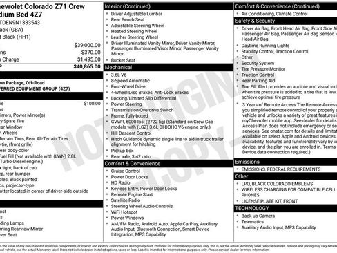 Used 2022 Chevrolet Colorado Z71 image 49