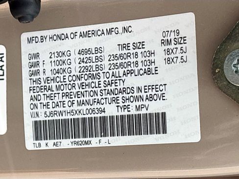 Used 2019 Honda CR-V EX image 32