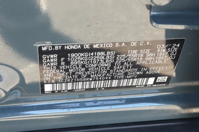Certified 2024 Honda HR-V Sport image 36