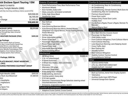New 2026 Buick Enclave Sport Touring w/ Power Package AWD/4WD image 26