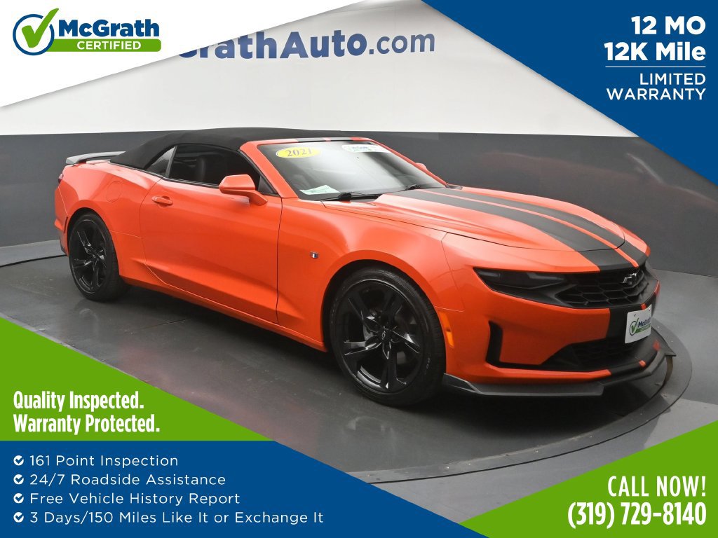 Used 2021 Chevrolet Camaro LT RWD image 1