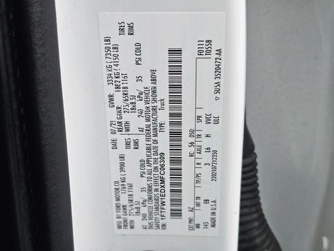 Used 2021 Ford F150 Lariat w/ Equipment Group 501A Mid AWD/4WD image 53