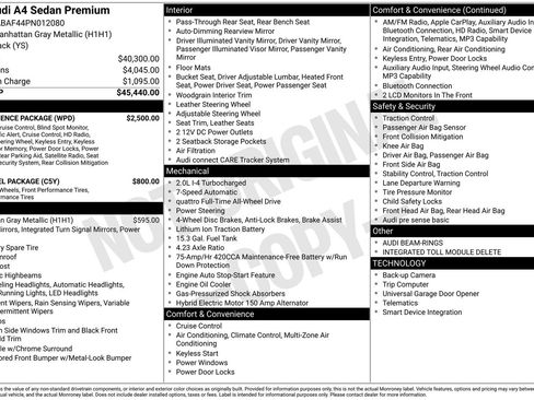 Certified 2023 Audi A4 2.0T Premium w/ Convenience Package image 30