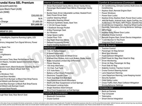 New 2026 Hyundai Kona SEL Premium image 3