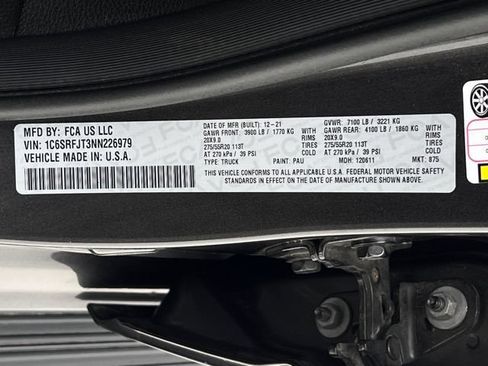Used 2022 RAM 1500 Laramie AWD/4WD image 26