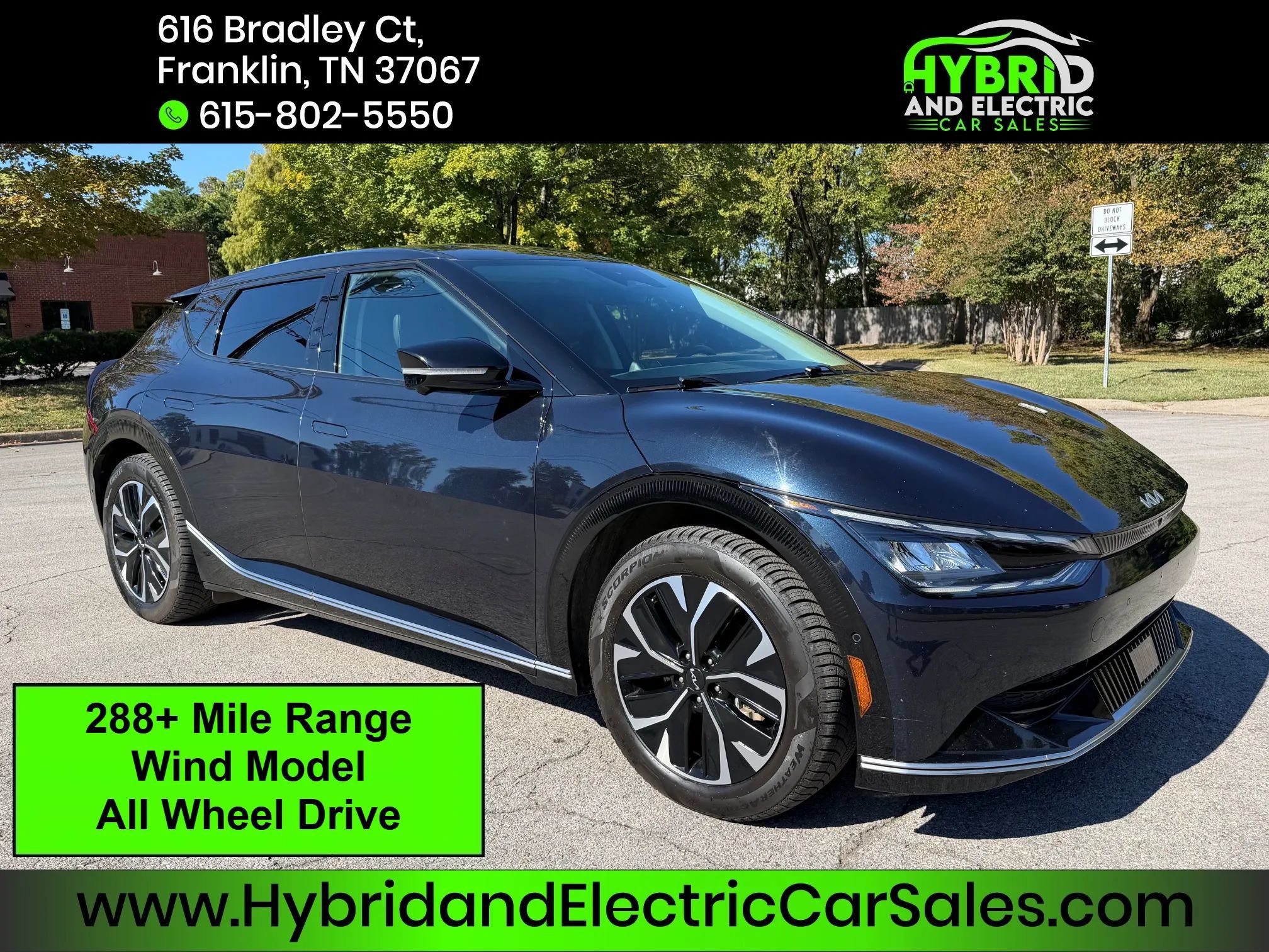 Used 2022 Kia EV6 Wind w/ Wind Technology Package AWD/4WD image 1