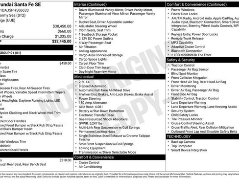 Certified 2023 Hyundai Santa Fe SE image 5