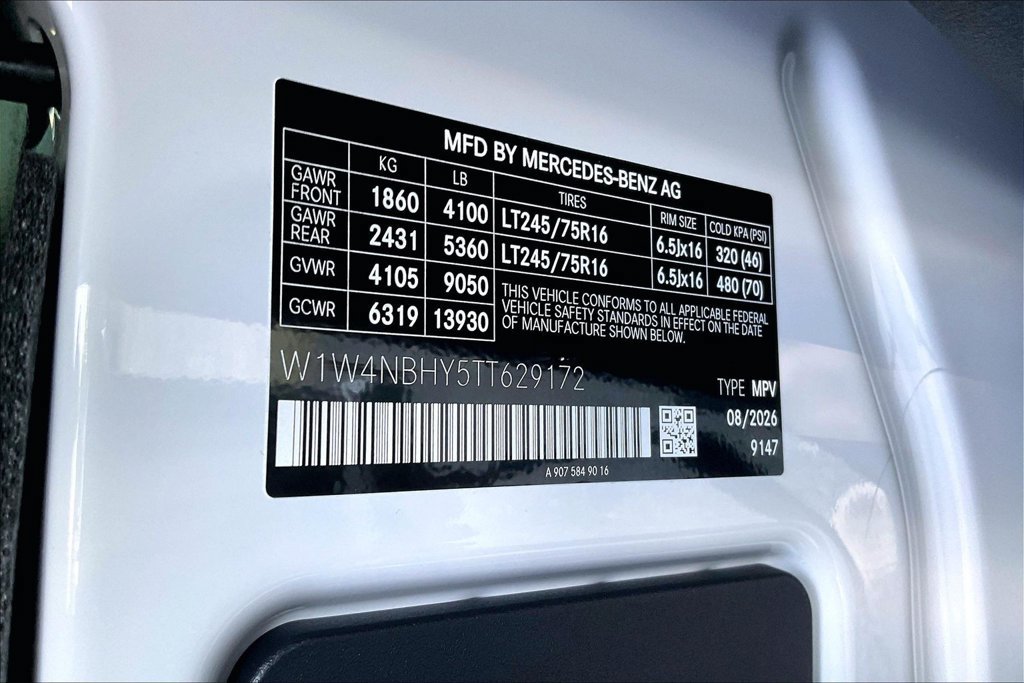 New 2026 Mercedes-Benz Sprinter 2500 image 12