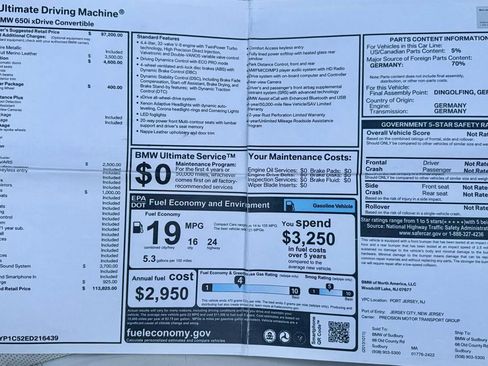 Used 2014 BMW 650i xDrive 650xi Convertible image 33