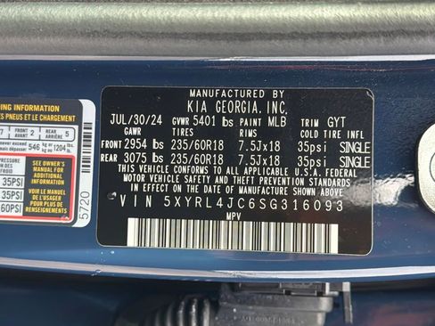 Used 2025 Kia Sorento S w/ Panoramic Sunroof Package image 35