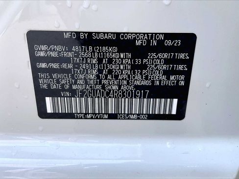 Certified 2024 Subaru Crosstrek 2.0i Premium AWD/4WD image 34