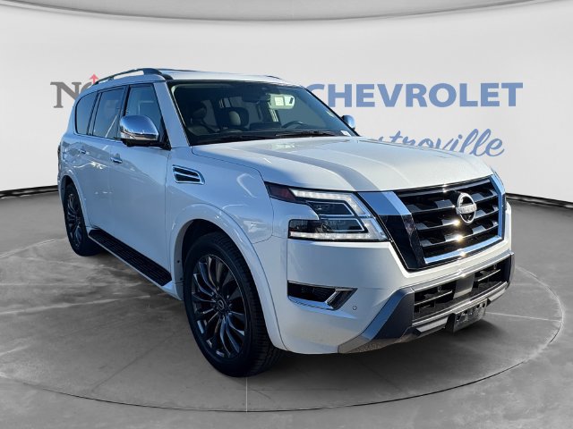 Used 2023 Nissan Armada Platinum w/ Captain's Chairs Package AWD/4WD image 1