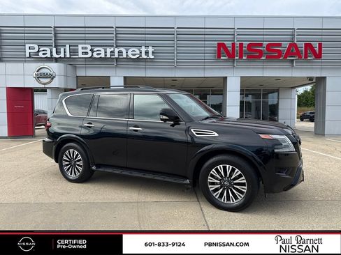 Certified 2024 Nissan Armada SL w/ Midnight Edition Package RWD image 4