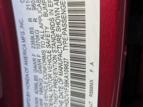 Used 2019 Honda Accord EX-L image 37