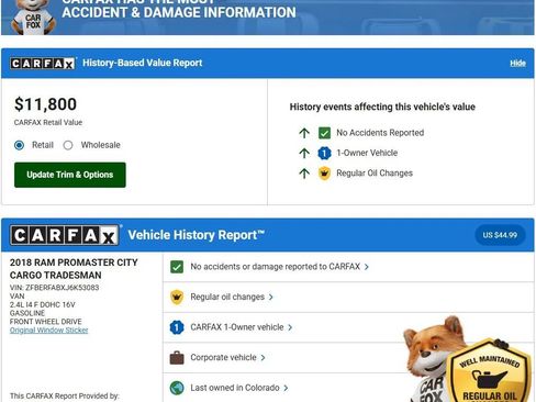 Used 2018 RAM ProMaster City Tradesman image 25