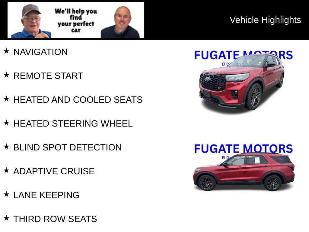 Used 2025 Ford Explorer ST w/ Sun And Sound Package AWD/4WD image 9