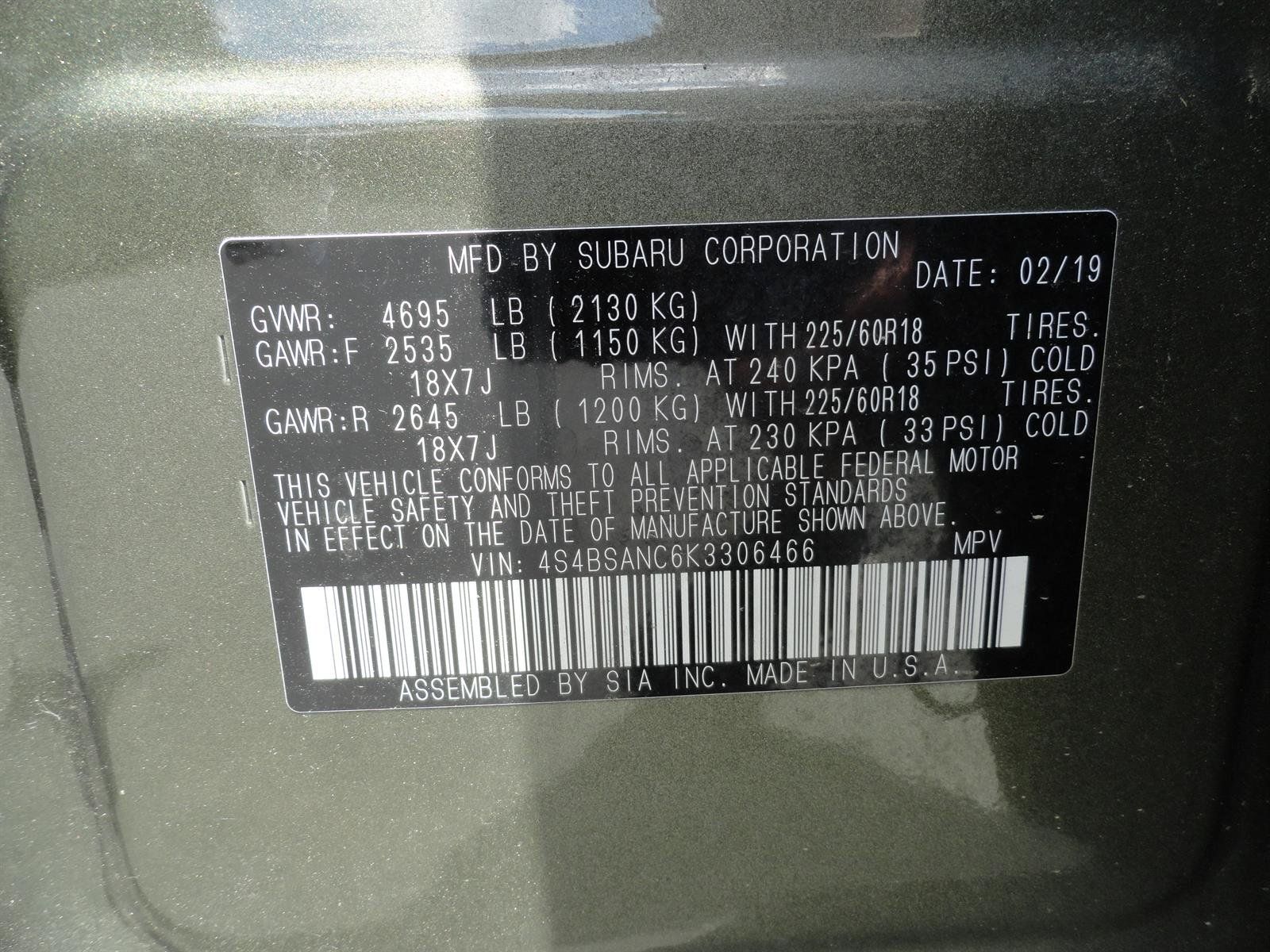 Used 2019 Subaru Outback 2.5i Limited AWD/4WD image 26