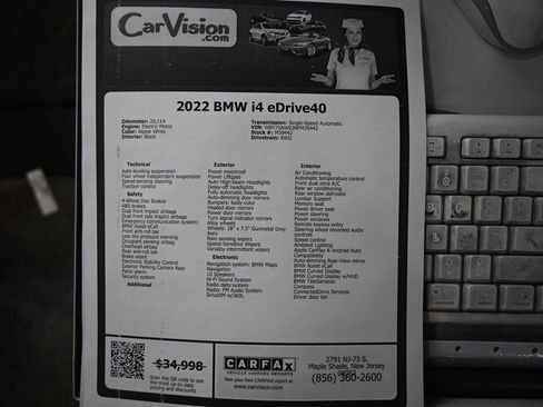 Used 2022 BMW i4 eDrive40 w/ Premium Package image 8