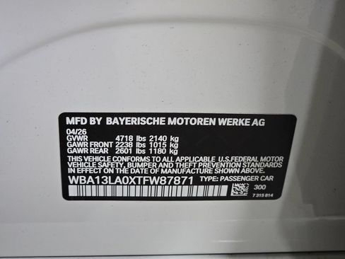New 2026 BMW 330i Sedan w/ M Sport Package RWD image 23