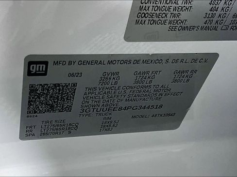 Certified 2023 GMC Sierra 1500 AT4 w/ AT4 Premium Package image 35