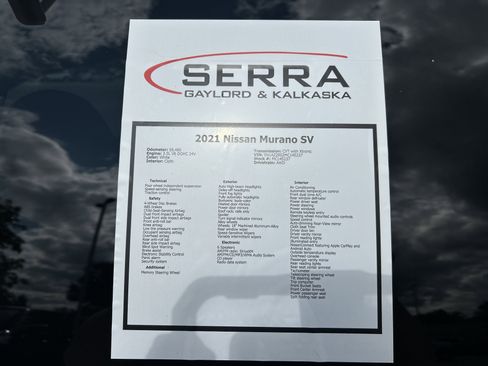 Used 2021 Nissan Murano SV image 49