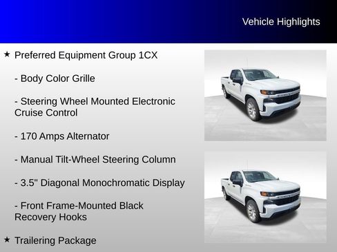 Used 2020 Chevrolet Silverado 1500 Custom w/ Trailering Package AWD/4WD image 12