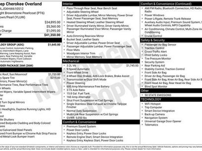 Used 2017 Jeep Cherokee Overland w/ Technology Group