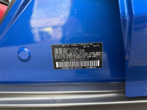 New 2025 Subaru WRX Limited w/ Popular Package #2A image 11