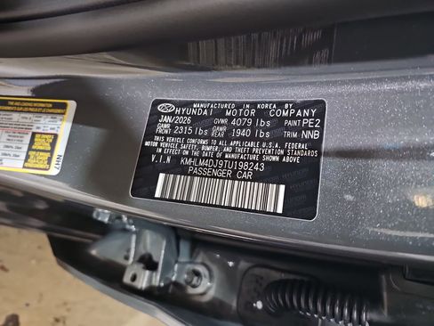 New 2026 Hyundai Elantra Blue image 37