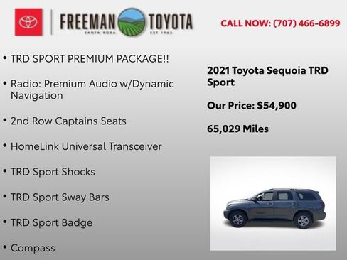 Used 2021 Toyota Sequoia TRD Sport w/ TRD Sport Premium Package AWD/4WD image 11