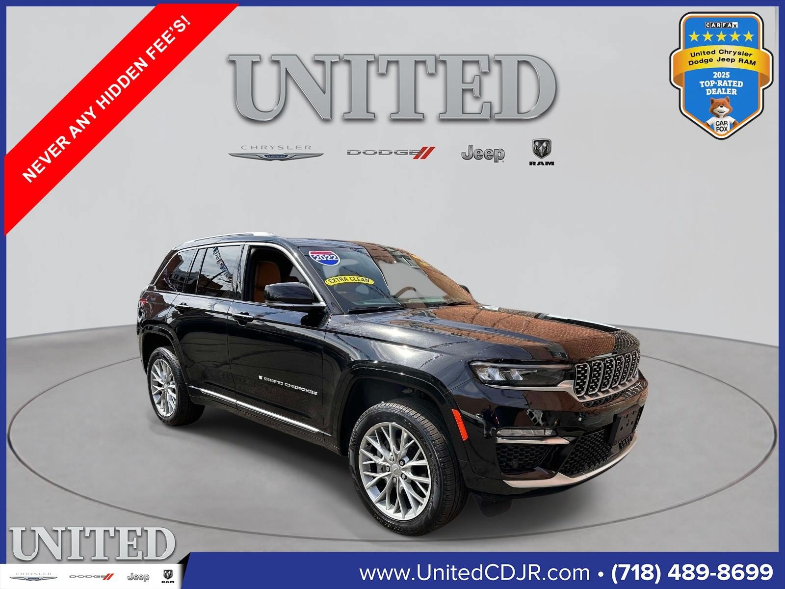 Used 2022 Jeep Grand Cherokee Summit w/ Adv Protech Group IV AWD/4WD image 1
