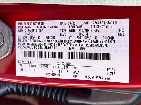 Used 2022 Lincoln Corsair FWD image 30