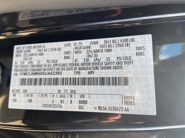 Used 2025 Ford Escape ST-Line AWD/4WD image 43