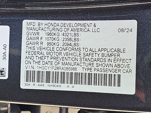 Used 2024 Honda Accord LX image 26