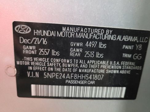 Used 2017 Hyundai Sonata SE image 33