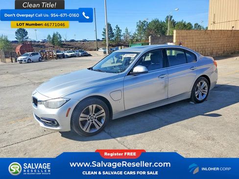 Used 2017 BMW 330e RWD image 1